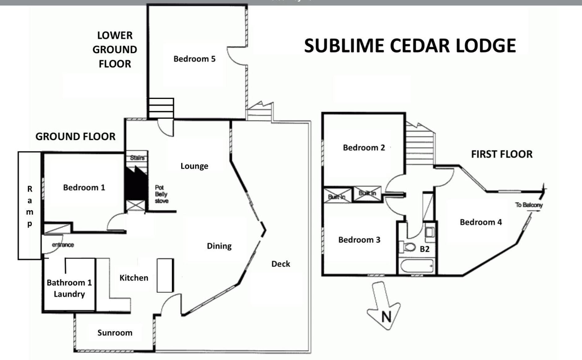 Sublime Cedar Lodge 卢拉 外观 照片